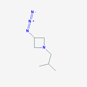 molecular formula C7H14N4 B1476047 3-Azido-1-isobutylazetidine CAS No. 2098063-50-2