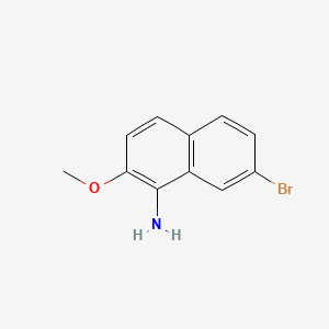 7-Bromo-2-methoxynaphthalen-1-amine