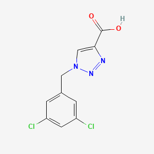 molecular formula C10H7Cl2N3O2 B1476048 1-(3,5-dichlorobenzyl)-1H-1,2,3-triazole-4-carboxylic acid CAS No. 2097977-35-8