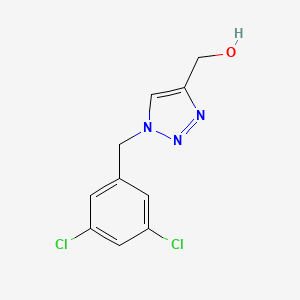 molecular formula C10H9Cl2N3O B1476050 (1-(3,5-二氯苄基)-1H-1,2,3-三唑-4-基)甲醇 CAS No. 2092239-43-3