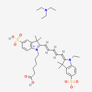 molecular formula C39H55N3O8S2 B14760515 CY5 triethylamine salt 