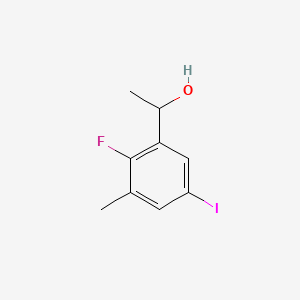 1-(2-Fluoro-5-iodo-3-methylphenyl)ethanol