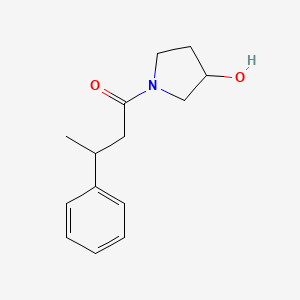 1-(3-Hydroxypyrrolidin-1-yl)-3-phenylbutan-1-one
