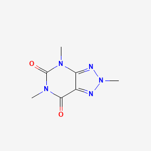 2,4,6-Trimethyl-2H-[1,2,3]triazolo[4,5-d]pyrimidine-5,7(4H,6H)-dione