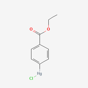 Chloro[4-(ethoxycarbonyl)phenyl]mercury