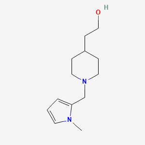 2-(1-((1-methyl-1H-pyrrol-2-yl)methyl)piperidin-4-yl)ethan-1-ol
