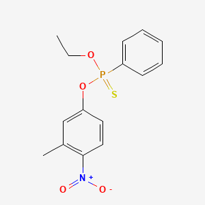 Phenylphosphonothioic acid O-ethyl O-(4-nitro-m-tolyl) ester