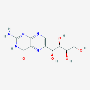 molecular formula C10H13N5O5 B14760713 2-amino-6-[(1R,2S,3R)-1,2,3,4-tetrahydroxybutyl]-3H-pteridin-4-one CAS No. 735-67-1