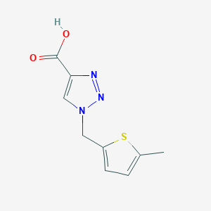 1-((5-methylthiophen-2-yl)methyl)-1H-1,2,3-triazole-4-carboxylic acid