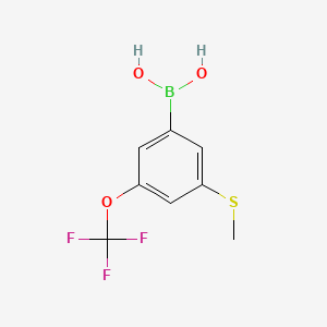 (3-(Methylthio)-5-(trifluoromethoxy)phenyl)boronic acid