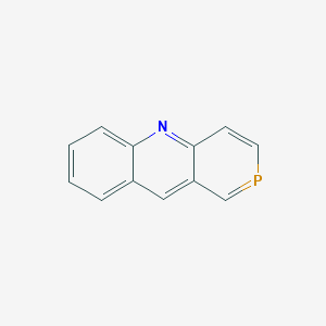 molecular formula C12H8NP B14760729 Phosphinino[4,3-B]quinoline CAS No. 260-99-1