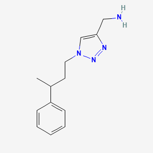 molecular formula C13H18N4 B1476074 (1-(3-phenylbutyl)-1H-1,2,3-triazol-4-yl)methanamine CAS No. 2097951-77-2