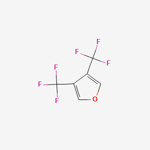 Furan, 3,4-bis(trifluoromethyl)-