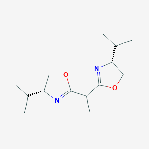 (4R,4'R)-2,2'-(Ethane-1,1-diyl)bis(4-isopropyl-4,5-dihydrooxazole)