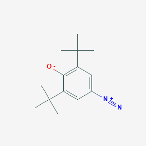 molecular formula C14H20N2O B14760809 2,6-Ditert-butyl-4-diazoniophenolate CAS No. 955-02-2