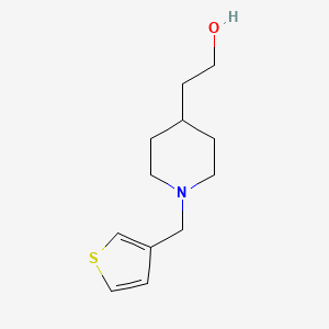 2-(1-(Thiophen-3-ylmethyl)piperidin-4-yl)ethan-1-ol