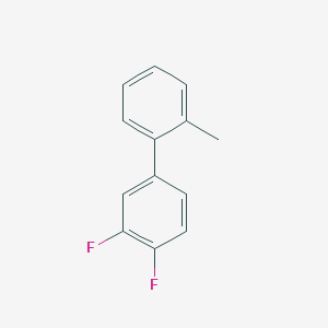 molecular formula C13H10F2 B14760832 3',4'-Difluoro-2-methyl-1,1'-biphenyl 