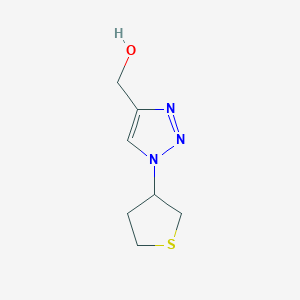 (1-(tetrahydrothiophen-3-yl)-1H-1,2,3-triazol-4-yl)methanol