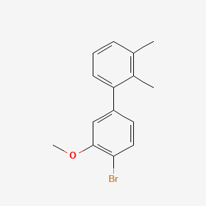 molecular formula C15H15BrO B14760870 4'-Bromo-3'-methoxy-2,3-dimethyl-1,1'-biphenyl 