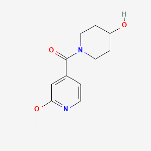molecular formula C12H16N2O3 B1476088 (4-Hydroxypiperidin-1-yl)(2-methoxypyridin-4-yl)methanone CAS No. 2097992-19-1