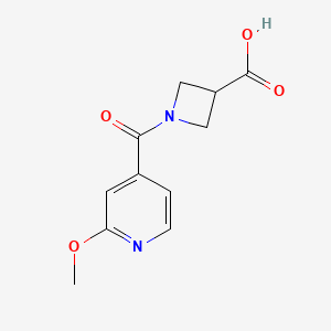 1-(2-Methoxyisonicotinoyl)azetidine-3-carboxylic acid
