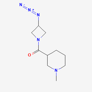 molecular formula C10H17N5O B1476094 （3-叠氮代氮杂环丁-1-基）（1-甲基哌啶-3-基）甲酮 CAS No. 2098065-31-5