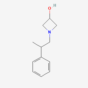 molecular formula C12H17NO B1476096 1-(2-Phenylpropyl)azetidin-3-ol CAS No. 1851108-84-3