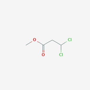 molecular formula C4H6Cl2O2 B14760983 Methyl 3,3-dichloropropanoate CAS No. 817-77-6