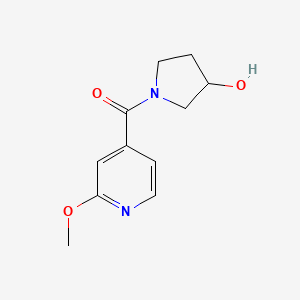 (3-Hydroxypyrrolidin-1-yl)(2-methoxypyridin-4-yl)methanone