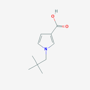 molecular formula C10H15NO2 B1476108 1-neopentyl-1H-pyrrole-3-carboxylic acid CAS No. 2090610-36-7