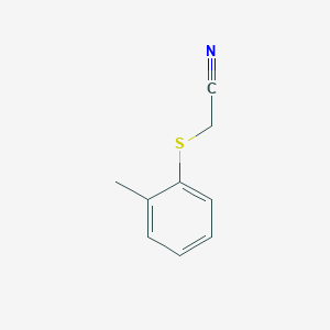 2-(2-Methylphenyl)sulfanylacetonitrile