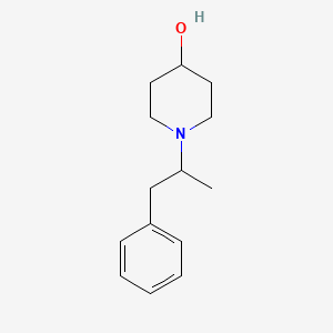 molecular formula C14H21NO B1476110 1-(1-Phenylpropan-2-yl)piperidin-4-ol CAS No. 2092532-78-8