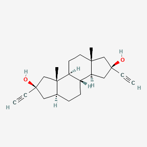 Dicyclopenta(a,f)naphthalene-2-beta,7-beta-diol, hexadecahydro-2-alpha,7-alpha-diethynyl-8a,10a-dimethyl-