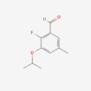 2-Fluoro-3-isopropoxy-5-methylbenzaldehyde