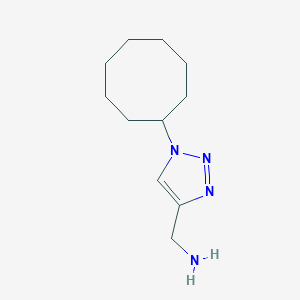 (1-cyclooctyl-1H-1,2,3-triazol-4-yl)methanamine