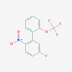 5-Fluoro-2-nitro-2'-(trifluoromethoxy)biphenyl