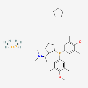 (S)-1-[Bis(4-methoxy-3,5-dimethylphenyl)phosphino]-2-[(R)-1-(dimethylamino)ethyl]ferrocene