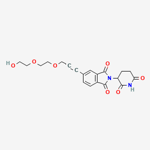 Thalidomide-5'-propargyl-PEG2-OH