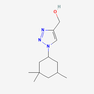molecular formula C12H21N3O B1476116 (1-(3,3,5-trimethylcyclohexyl)-1H-1,2,3-triazol-4-yl)methanol CAS No. 2098031-78-6