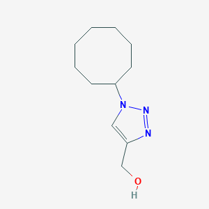 molecular formula C11H19N3O B1476134 (1-cyclooctyl-1H-1,2,3-triazol-4-yl)methanol CAS No. 2092528-74-8