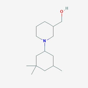molecular formula C15H29NO B1476136 (1-(3,3,5-Trimethylcyclohexyl)piperidin-3-yl)methanol CAS No. 2097951-96-5