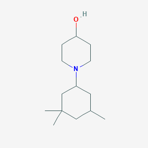 molecular formula C14H27NO B1476137 1-(3,3,5-Trimethylcyclohexyl)piperidin-4-ol CAS No. 2098031-75-3