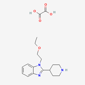 1-(2-Ethoxyethyl)-2-(4-piperidinyl)-1H-benzimidazole oxalate