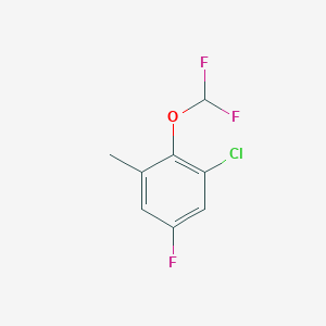 1-Chloro-2-(difluoromethoxy)-5-fluoro-3-methylbenzene