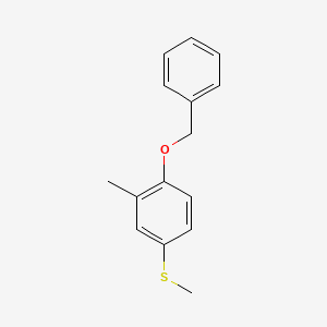 (4-(Benzyloxy)-3-methylphenyl)(methyl)sulfane