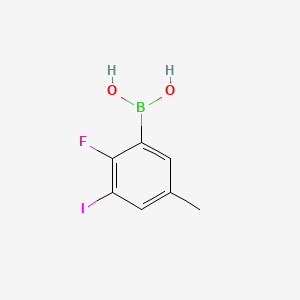 (2-Fluoro-3-iodo-5-methylphenyl)boronic acid