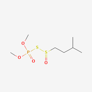 1-Butanesulfinothioic acid, 3-methyl-, anhydrosulfide with O,O-dimethylphosphorothioate