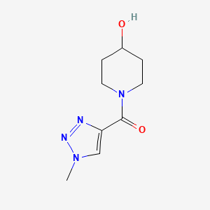 (4-hydroxypiperidin-1-yl)(1-methyl-1H-1,2,3-triazol-4-yl)methanone