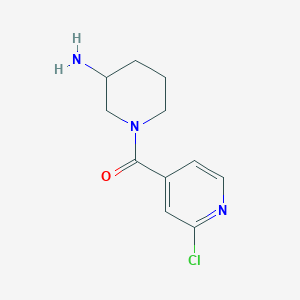 molecular formula C11H14ClN3O B1476155 (3-氨基哌啶-1-基)(2-氯吡啶-4-基)甲酮 CAS No. 1828922-44-6