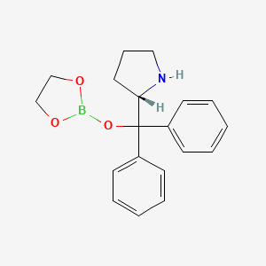 (S)-2-(((1,3,2-dioxaborolan-2-yl)oxy)diphenylmethyl)pyrrolidine